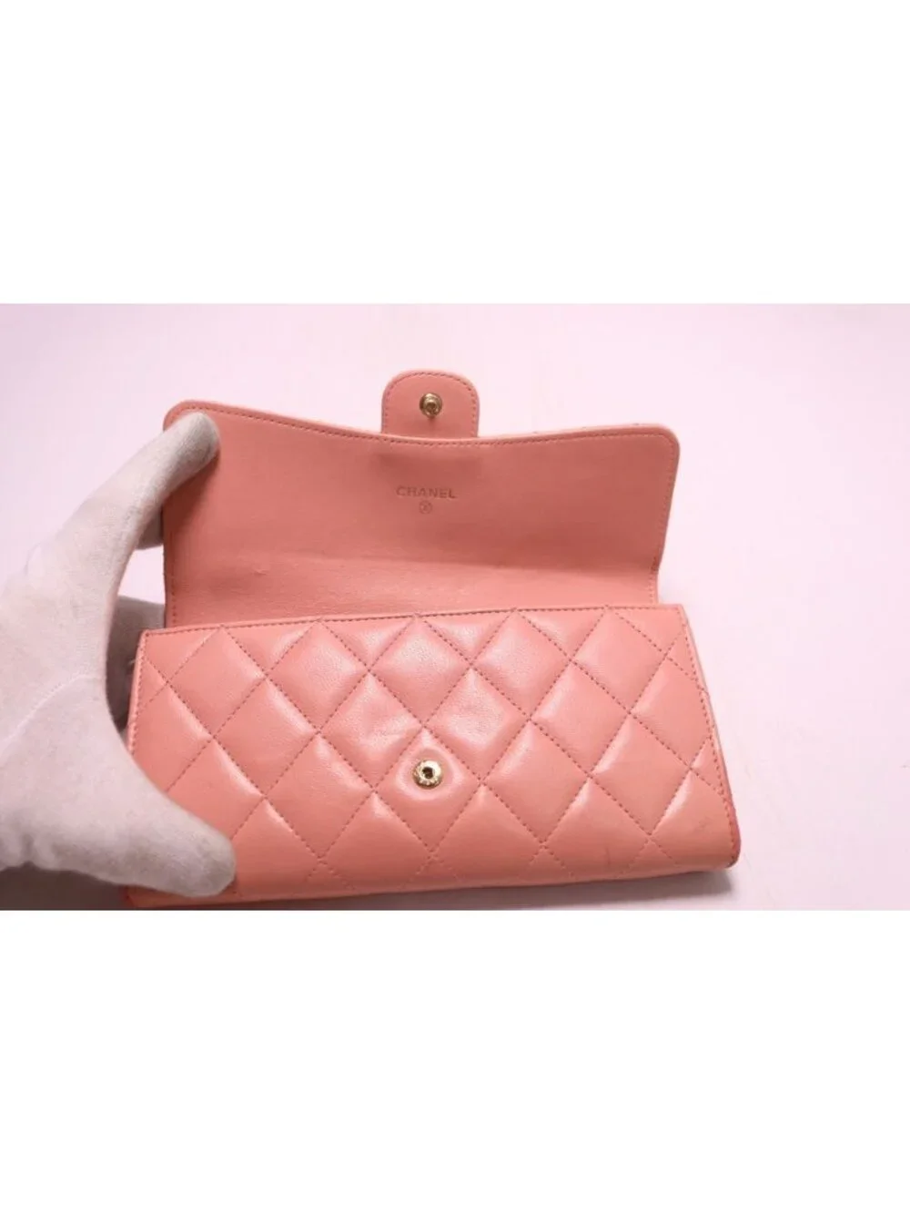 Chanel 24 Quilted Lambskin Wallet